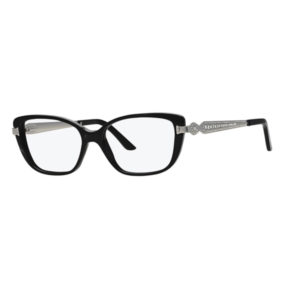 Caviar 2377 Eyeglasses 24 Black 51mm Semi-Cat-Eye